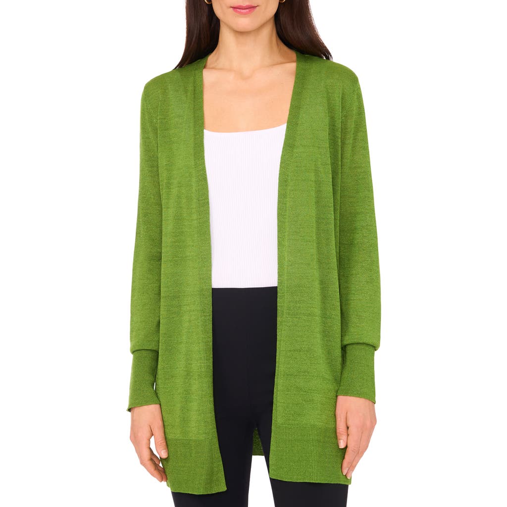 Halogenr Halogen(r) Side Slit Cardigan In Salted Lime