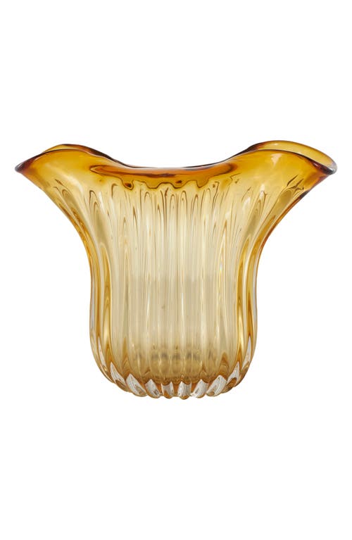 VIVIAN LUNE HOME VIVIAN LUNE HOME ORANGE GLASS VASE