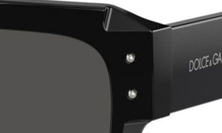 Dolce & Gabbana 56mm Square Sunglasses In Black