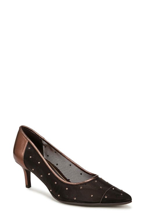 Naturalizer Everly Pointed Toe Pump In Chocolate Bar