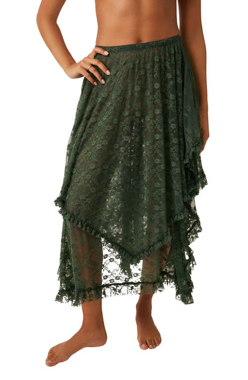 Free People French Courtship Lace Half Slip in Tea