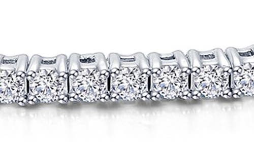Lafonn Flexible Simulated Diamond Tennis Bracelet In Silver
