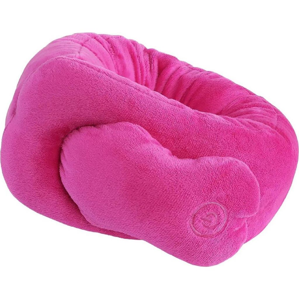 Pursonic Portable Neck & Shoulder Adjustable Massaging Wrap Blue In Pink