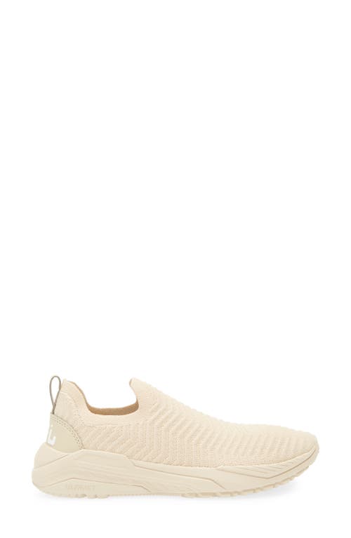 Apl Athletic Propulsion Labs Athletic Propulsion Labs Techloom Traveler Herringbone-knit Sneakers In Parchment/ivory