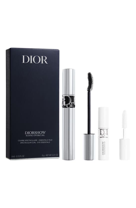 Dior Show Eye Makeup Essentials Mascara & Lash Primer Serum Set In Black