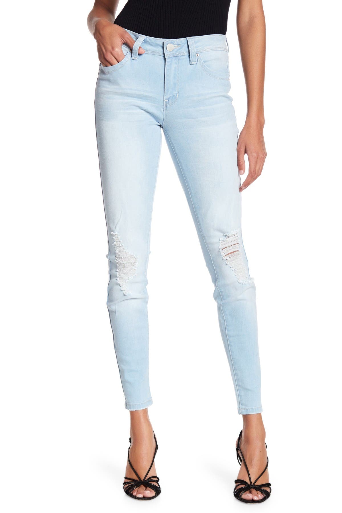 ymi mid rise skinny jeans