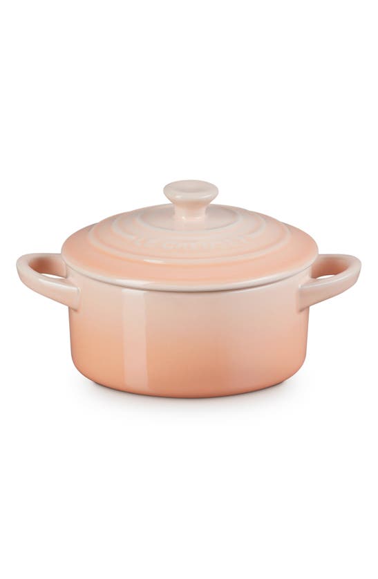 Shop Le Creuset Mini Round Baking Dish In Peche