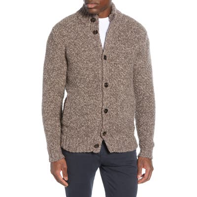 Peter Millar Vanoise Cashmere & Silk Button Cardigan, Green