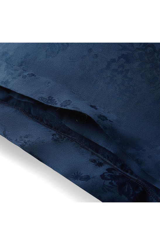 Polo Ralph Lauren Bethany Floral Jacquard Euro Pillow Sham In Polo Navy