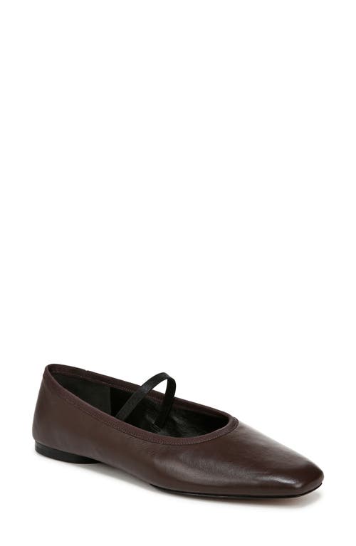 Shop Vince Vivian Mary Jane Flat In Ganache