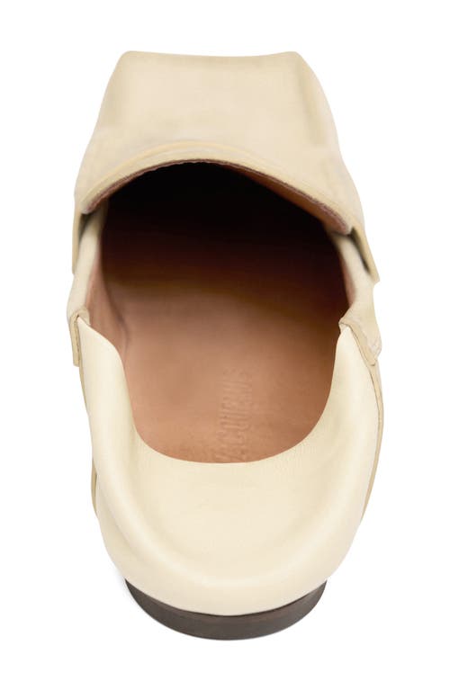 Shop Jacquemus Les Mocassins Carré Penny Loafer In Pale Yellow 205