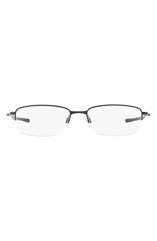 Oakley Clubhouse 52mm Semi Rimless Optical Glasses in Black at Nordstrom