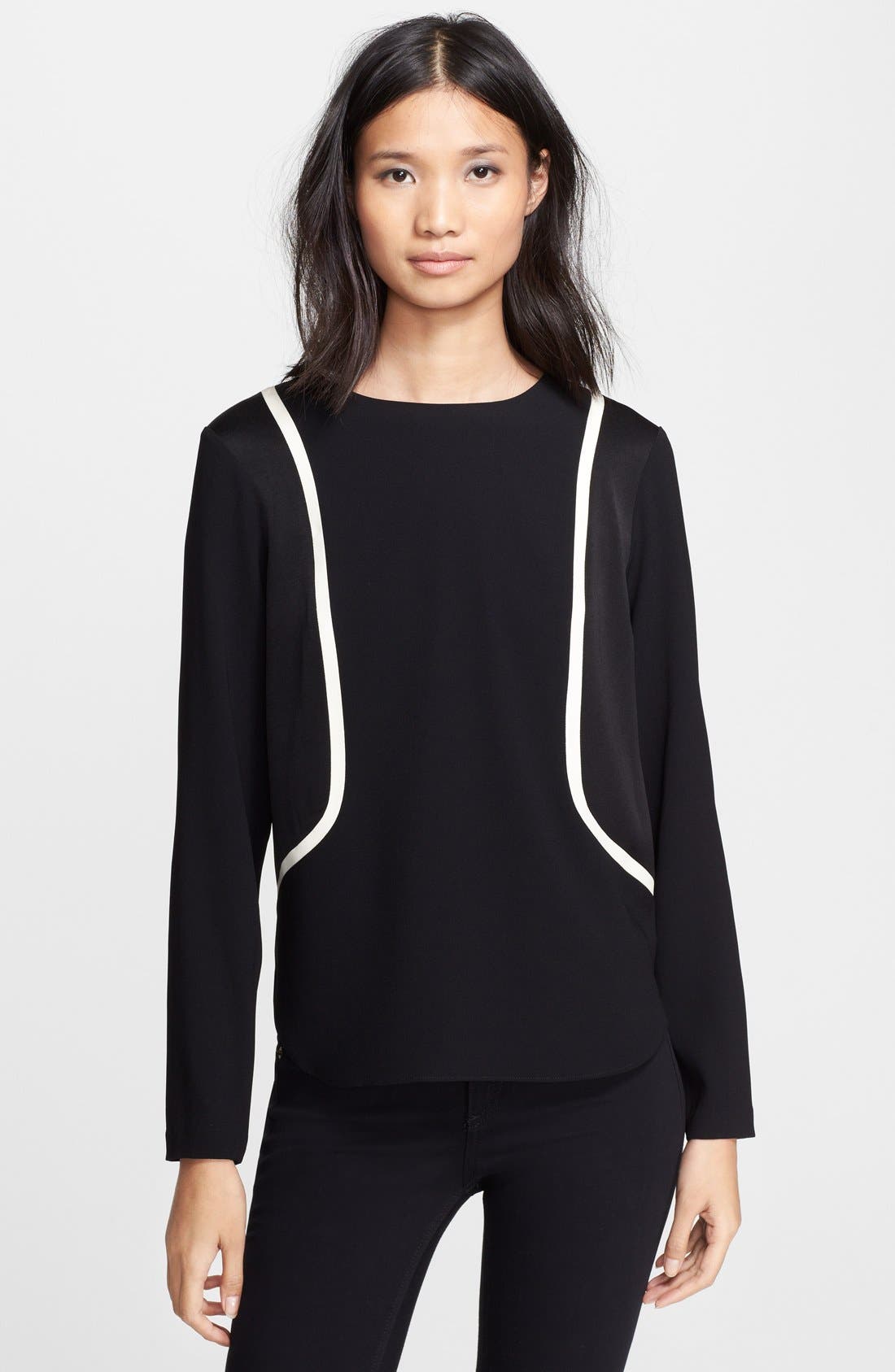 rag & bone 'Andrea' Long Sleeve Top Nordstrom