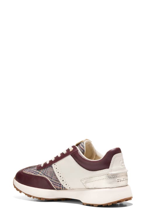 Cole Haan Grand Crosscourt Meadow Sneaker In Plaid/ivory