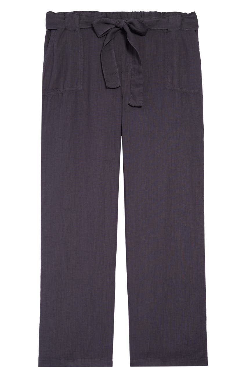 Caslon | New Belted Linen Pants | Nordstrom Rack