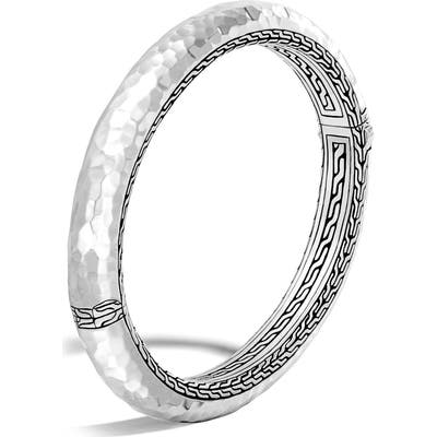 John Hardy Classic Chain 8.5Mm Hammered Hinged Bangle