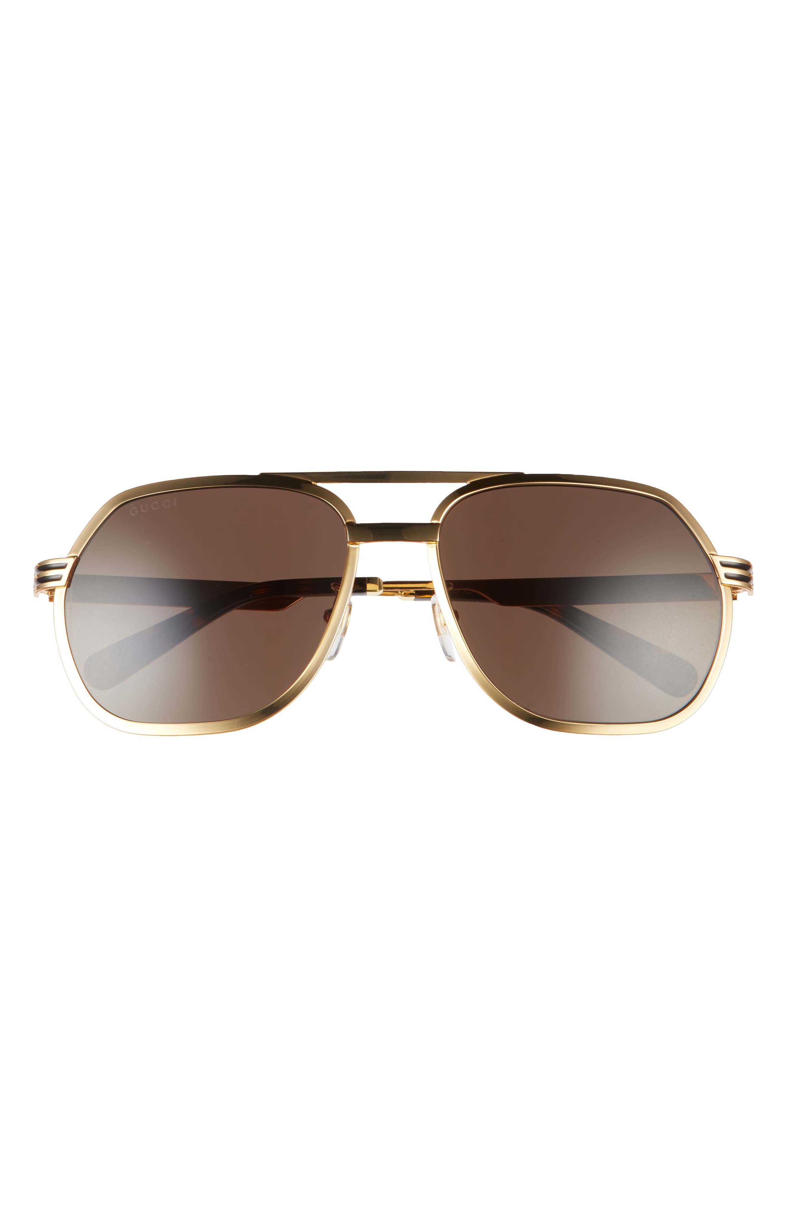 gucci 60mm navigator sunglasses