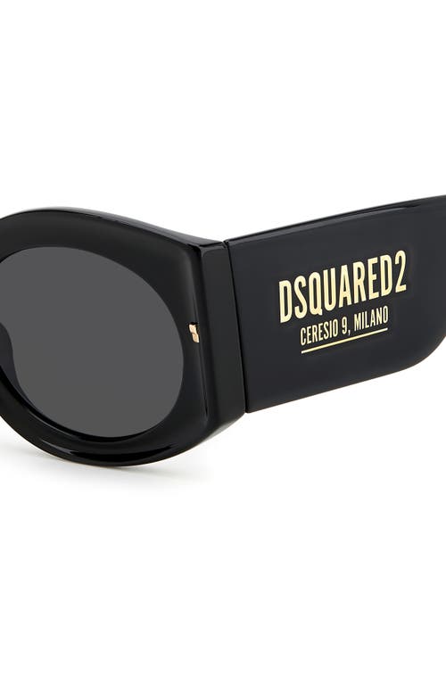 Shop Dsquared2 51mm Round Sunglasses In Oxford