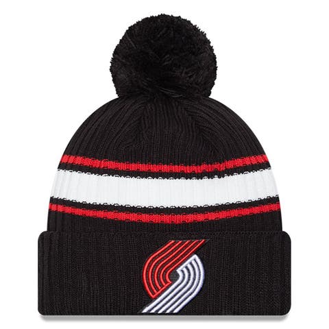 Men's St. Louis City SC New Era Red Confident Cuffed Pom Knit Hat