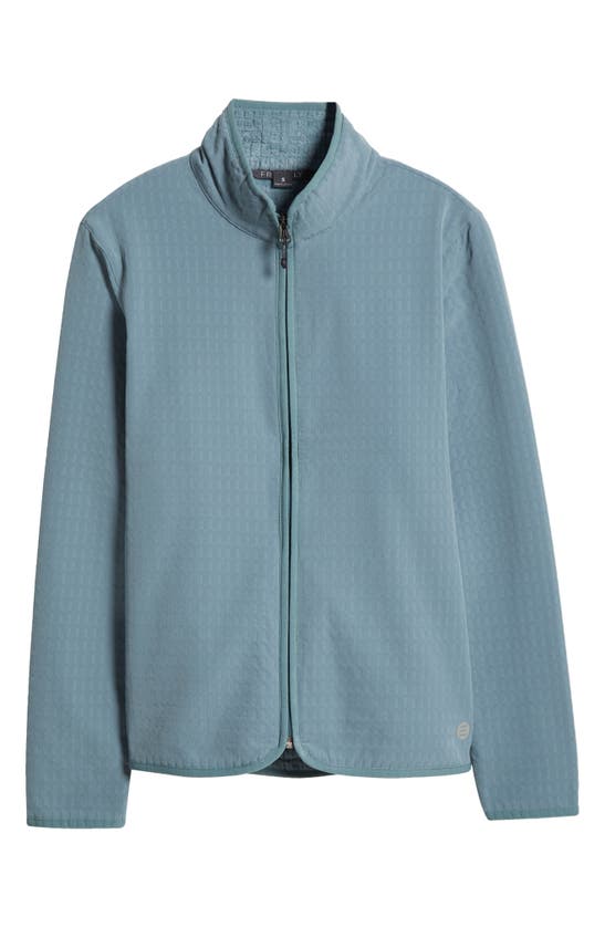 Shop Free Fly Grid Bonded Fleece Zip Jacket In Stormy Sea