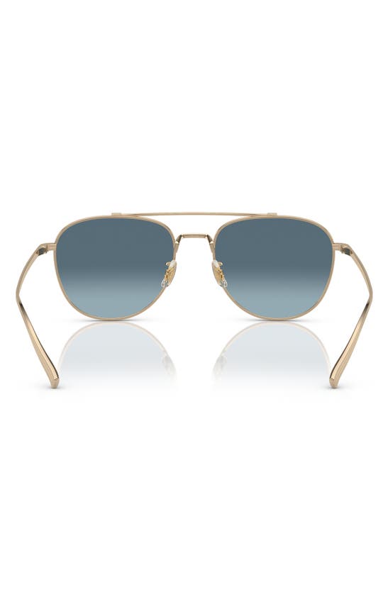 Oliver Peoples Rivetti 55mm Gradient Pilot Sunglasses In Blue Gradient