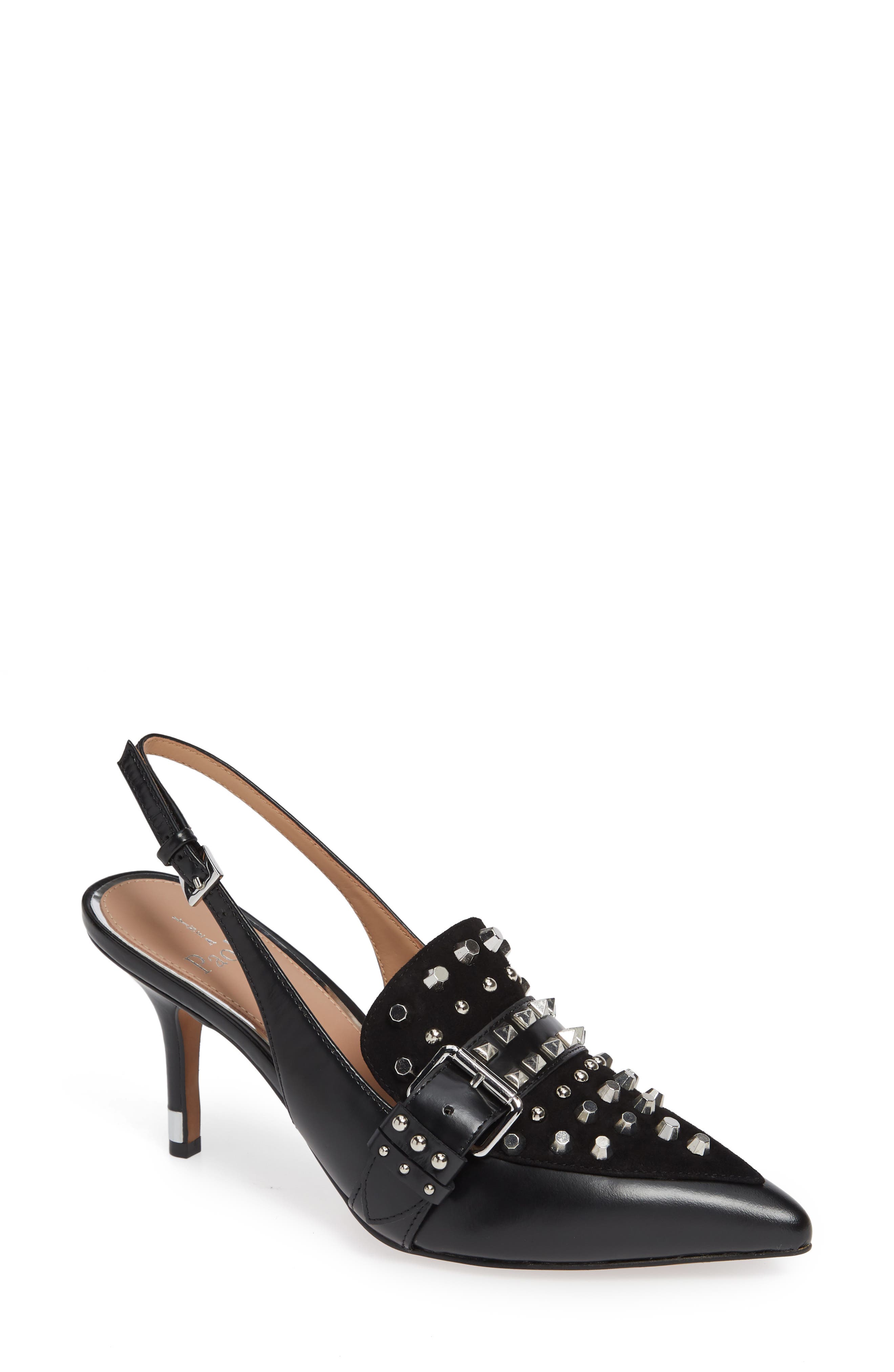 Linea Paolo Cecilia Slingback Pump- Black