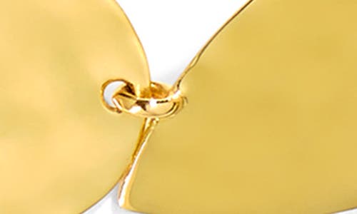 Ippolita Classico Crinkle Linear Drop Earrings In Gold