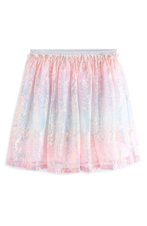 Next Kids' Ombré Sequin Skirt In Blue