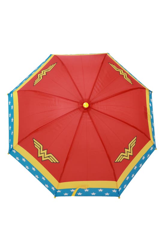 Shop Western Chief Kids' Wonder Woman Umbrella In Red