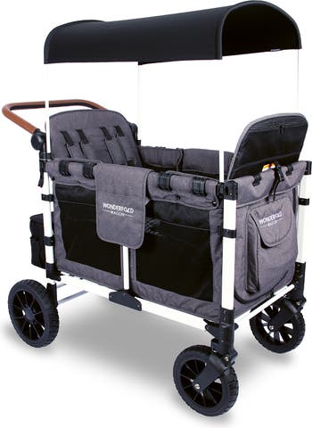 WonderFold W4 Luxe 4-Passenger Multifunctional Stroller Wagon 