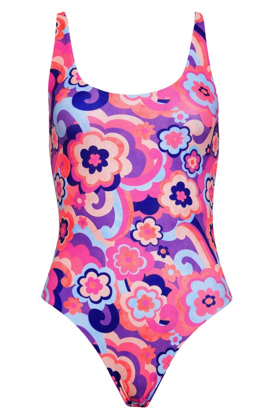 Kulani Kinis Cheeky Onepiece Swimsuit In Tipsy Dip ModeSens