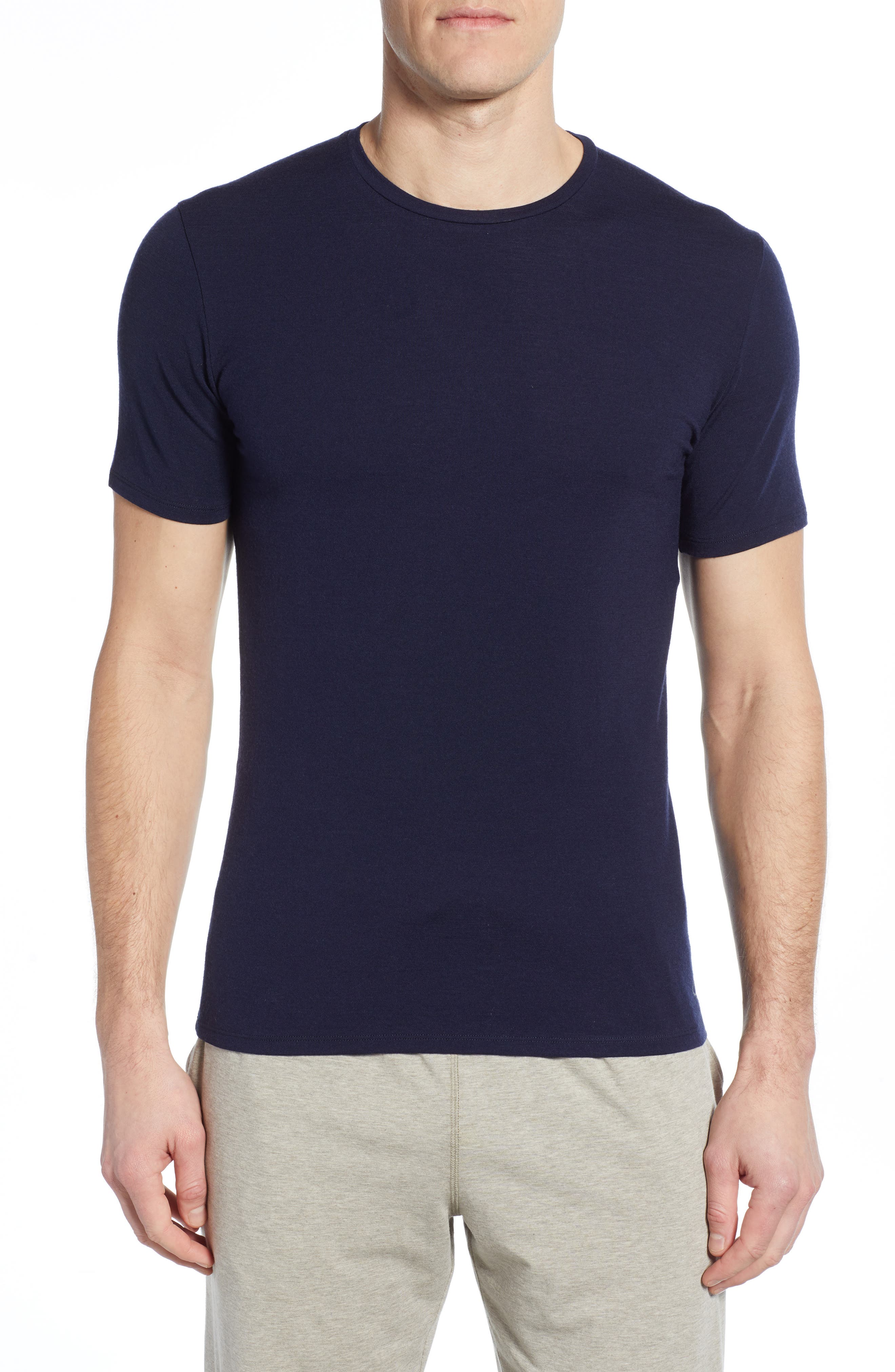 Icebreaker Anatomica Short Sleeve Crewneck T-Shirt, Blue
