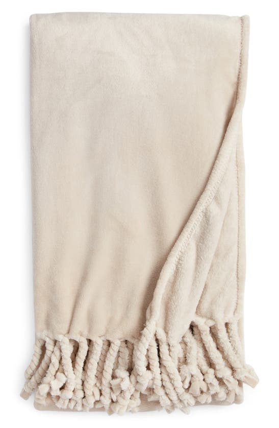 Shop Nordstrom Bliss Oversize Throw Blanket In Beige Oatmeal
