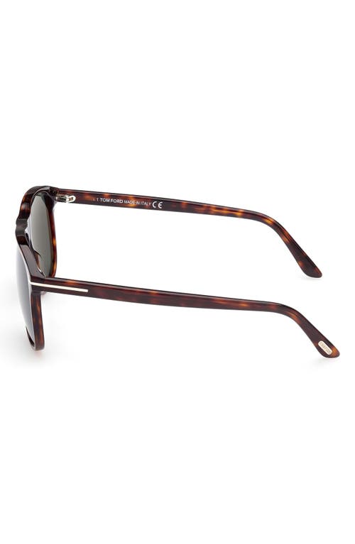 Shop Tom Ford Joni 56mm Square Sunglasses In Colhav/blu