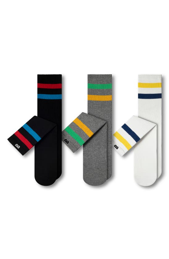 PAIR OF THIEVES ASSORTED 3-PACK CUSHION CREW SOCKS