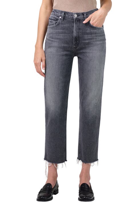 Women's Black Cropped Jeans | Nordstrom