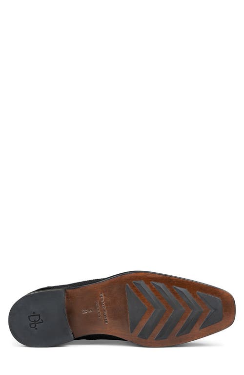 Donald Pliner Textured Square Toe Slip-on In Black
