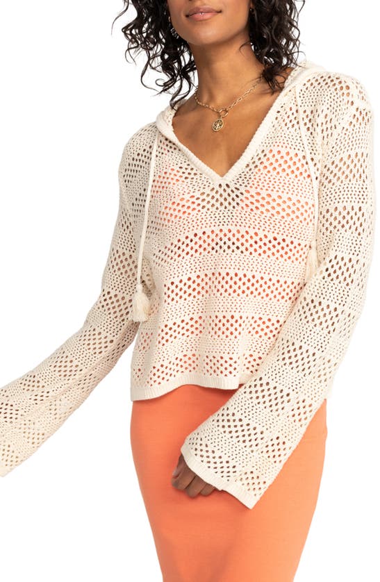 ROXY ROXY AFTER BEACH BREAK II COVER-UP HOODIE SWEATER 