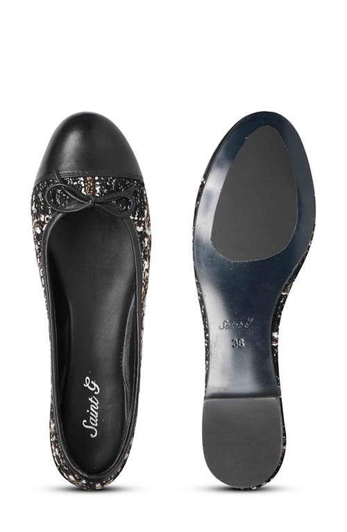 Shop Saint G Zinnia Cap Toe Ballet Flat In Black