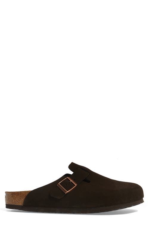 Birkenstock Boston Soft Clog In Mocha