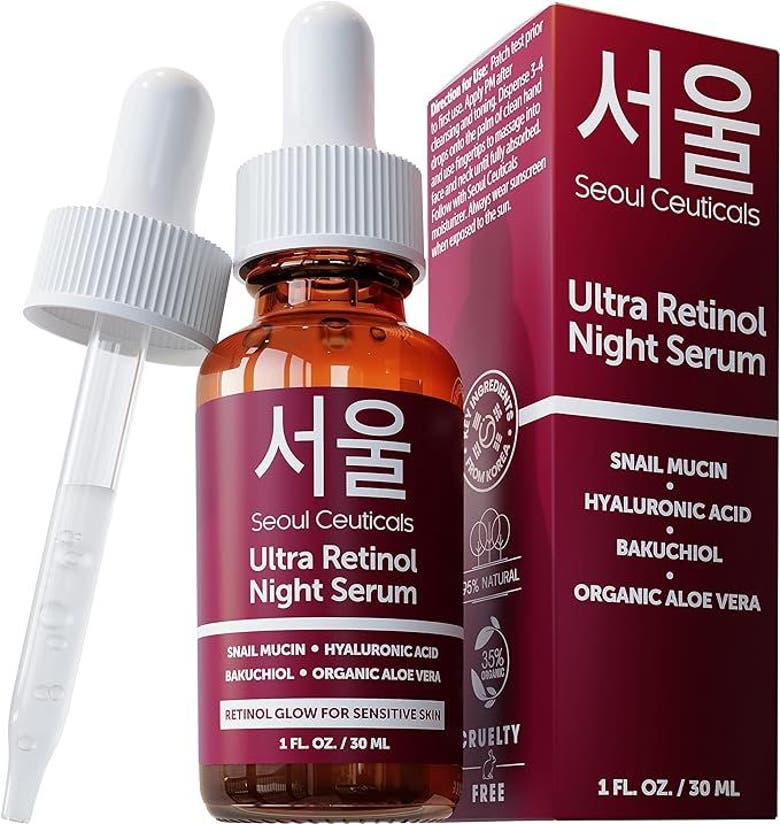 Shop Seoul Ceuticals Korean Skincare Ultra Retinol Night Serum In Clear