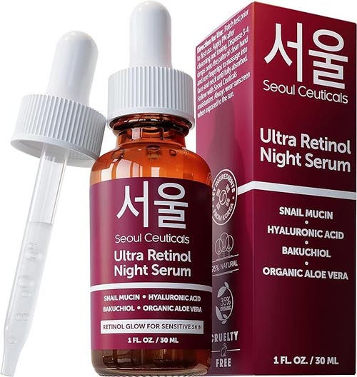 Seoul Ceuticals Korean Skincare Ultra Retinol Night Serum in Clear at Nordstrom