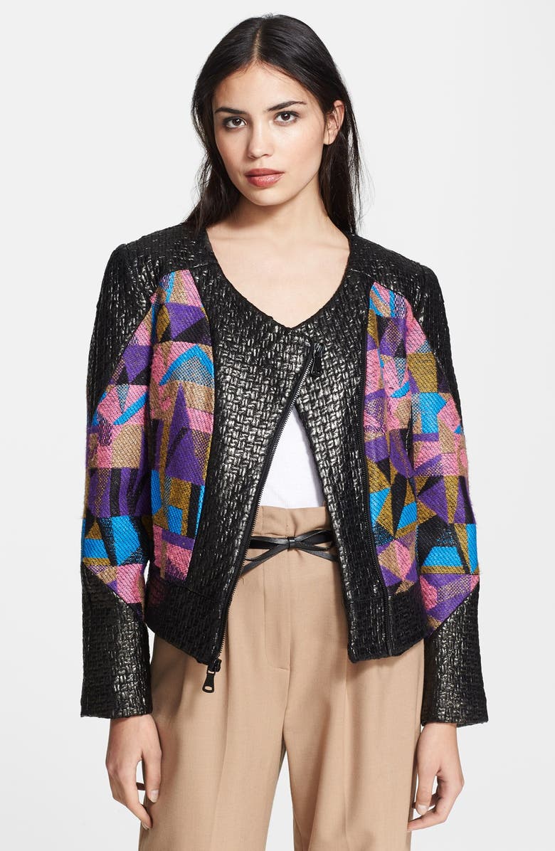 Milly Cubist Couture Jacquard Jacket | Nordstrom