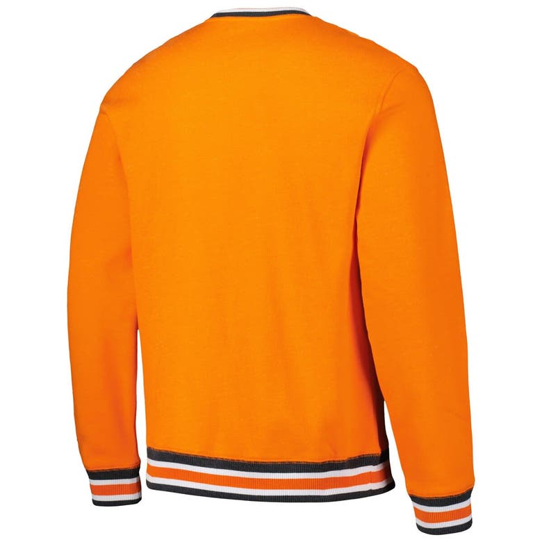 Shop New Era Orange Cincinnati Bengals Pullover Sweatshirt