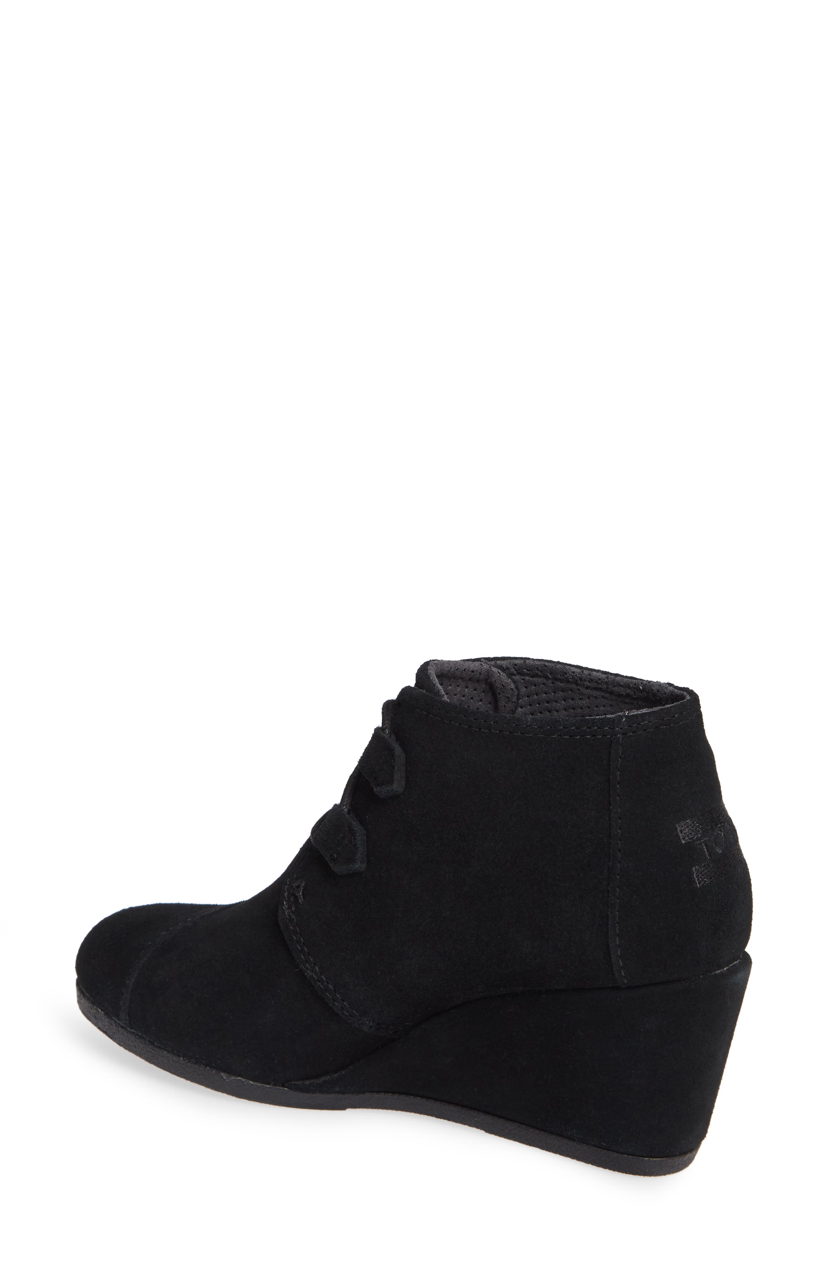 toms kala suede wedge bootie