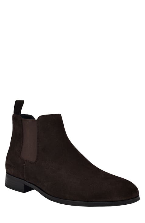 Calvin klein mens suede boots best sale