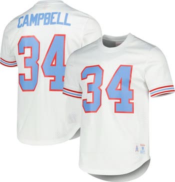 Men's Mitchell & Ness Earl Campbell Light Blue Houston Oilers