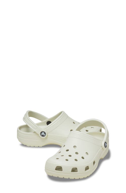 Shop Crocs Kids' Classic Clog In Linen