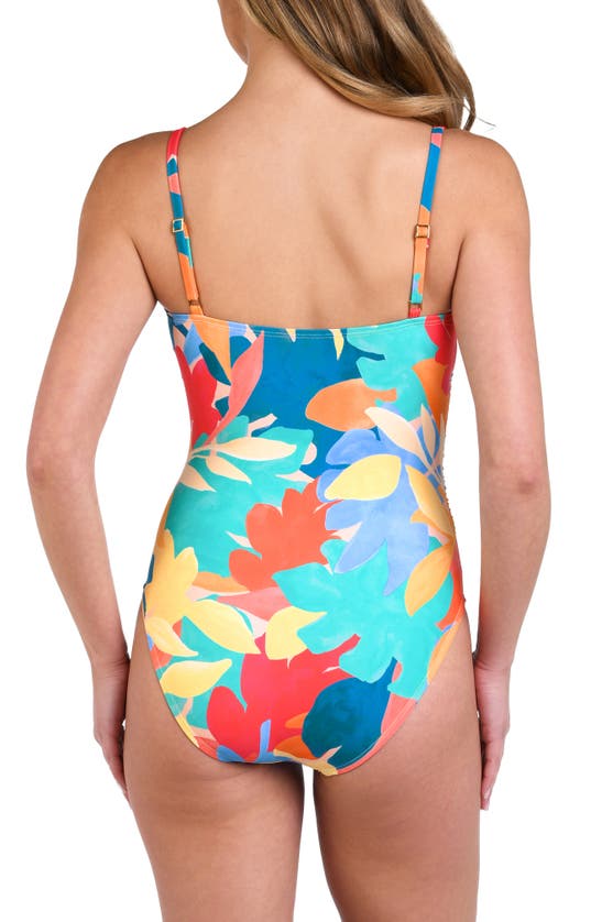 Shop La Blanca Fantasy Resort One-piece Swimsuit In Multi