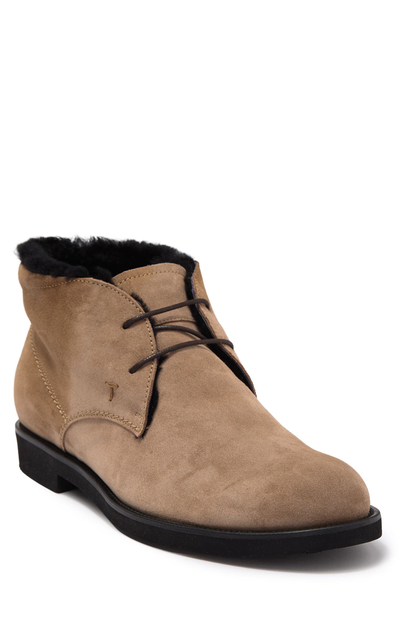 fur lined chukka boots